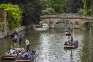 Image of the river cam with punt boats